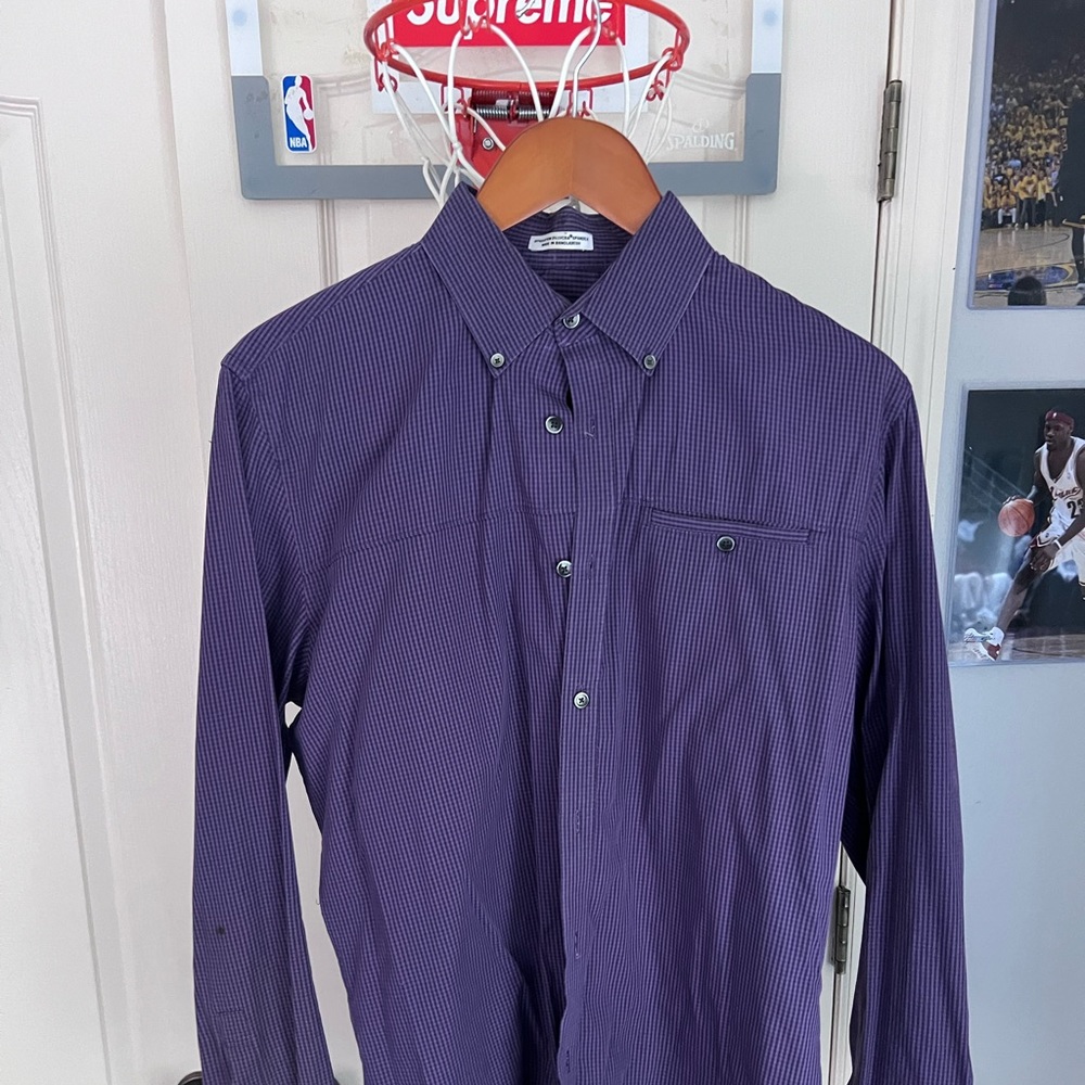 Calvin Klein Purple Dress Shirt Size S